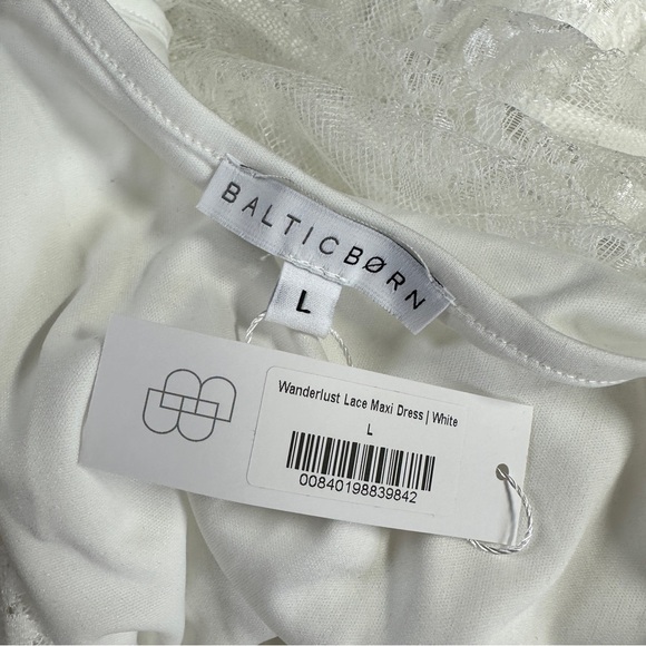 Baltic Born White Lace Maxi Dress - Picture 12 of 15